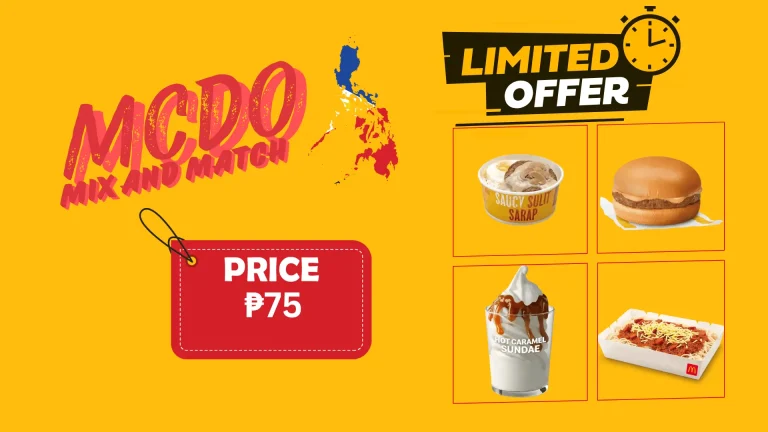 mix and match mcdo