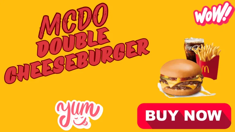 Double Cheeseburger McDo