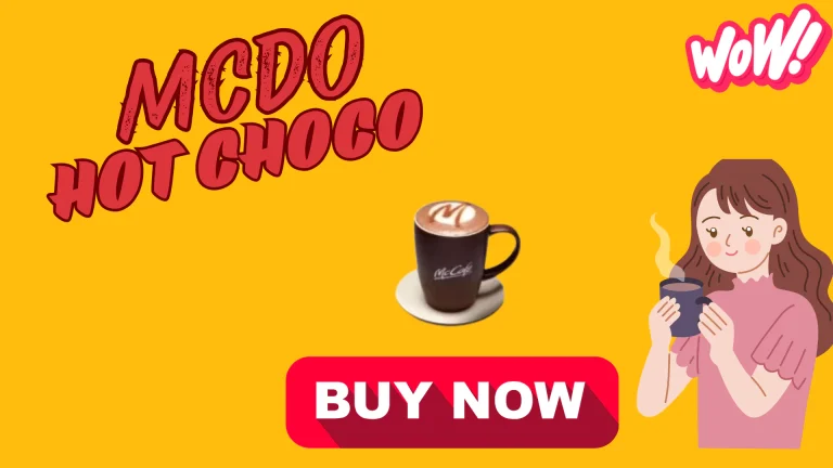 Hot Choco McDo