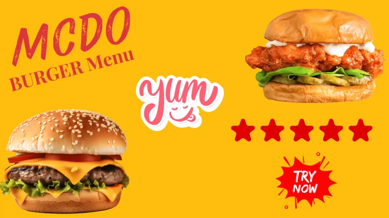 McDo Burger Menu