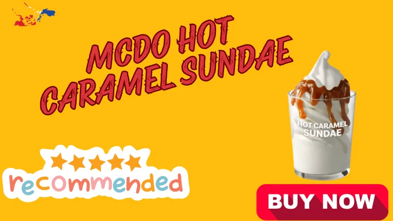 McDo Hot Caramel Sundae