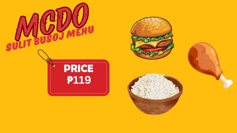 McDo sulit busoj meals