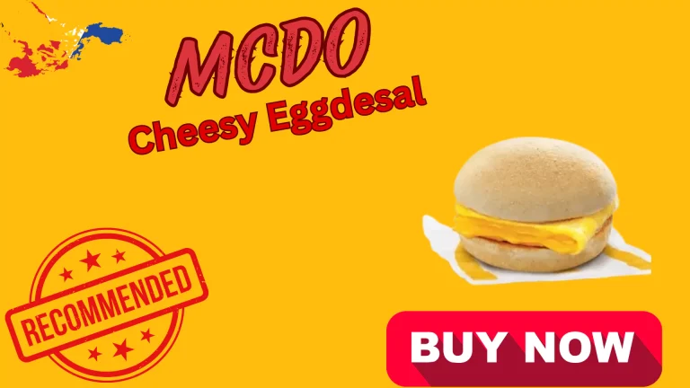 mcdo cheesy Eggdesal