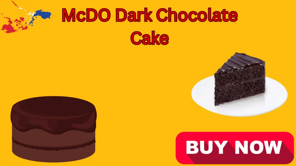 McDO Dark Chocolate Cake