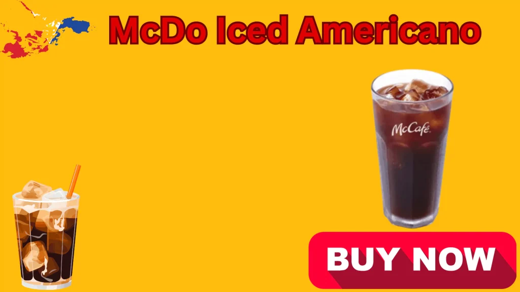 McDonalds iced americano