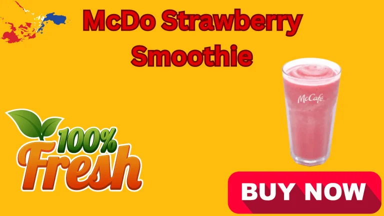 Mcdonalds strawberry smoothie