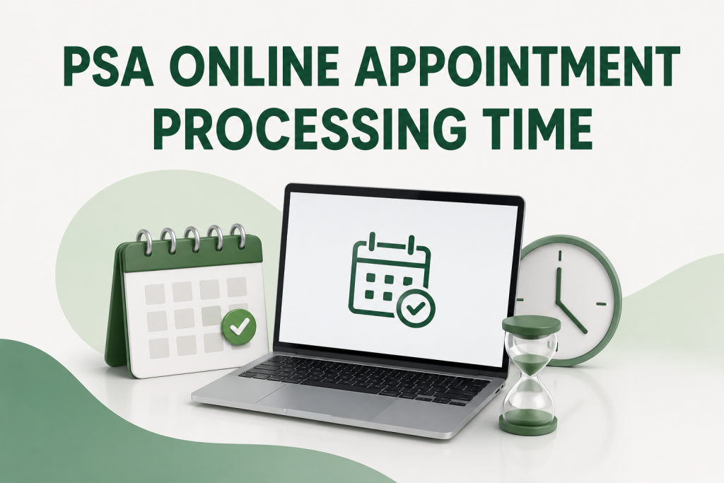 PSA Online Appointment Processing Time: Complete Guide