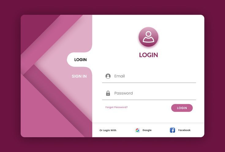 Sign Up Webpage Design